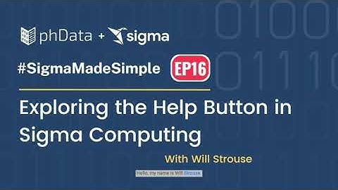Help Button in Sigma Computing