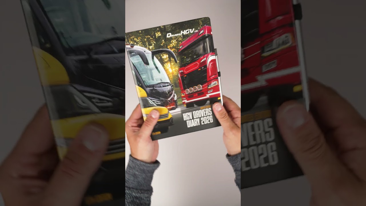 HGV Drivers Diary shown in action