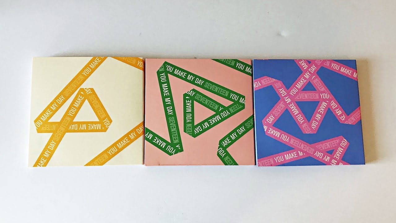 A Struggle Filled Unboxing Of Seventeen 세븐틴 5집 Mini Album You Make My Day All Ver