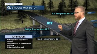 Do bridges really freeze first?