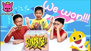 Baby Shark Challenge Winner We Got A Gift From Pinkfong Guess Whats Inside?