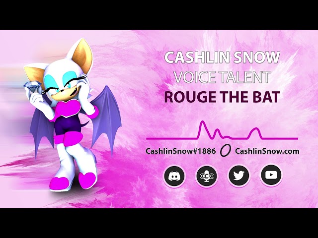 Sonic Voice Sampler: Rouge the Bat (Cashlin Snow: Professional Voice Talent)