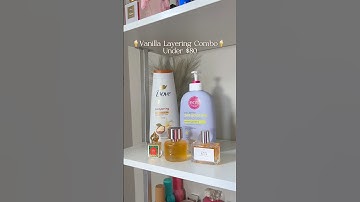 Vanilla Layering Combo that won’t break the bank 🍦 #fragrance #perfume #skincare #selfcare #beauty