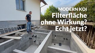 Artur's Pond Construction: Why size isn't everything when it comes to filters | Modern Koi Blog #...
