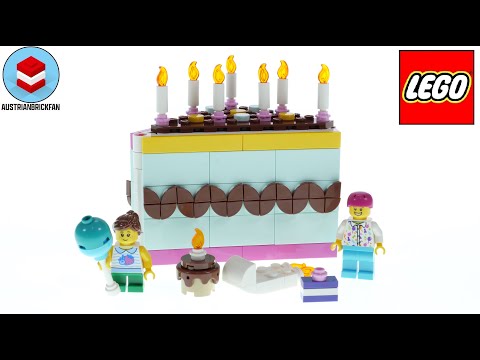 LEGO Birthday Cake Speed Build #LEGO40641 #40641