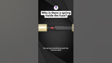 Why is there a Spring inside a fuse? #fuse #fuses #electricalwork #electrician