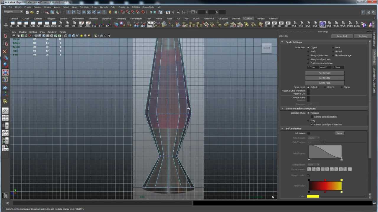 Maya Basics - Lava Lamp Project 02 of 06 - Modeling 02