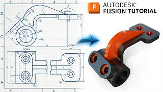 How to make a RIB in Autodesk Fusion - Exercise 61