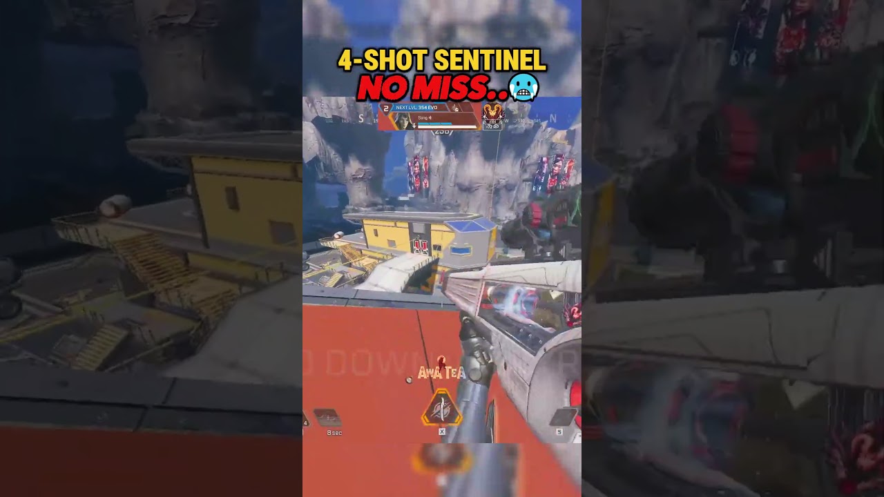 Holy... SANG’s Trickshot Sentinel (NO MISS)!🔥🤯 | #apexlegends #apex #apexmovementguide #shorts