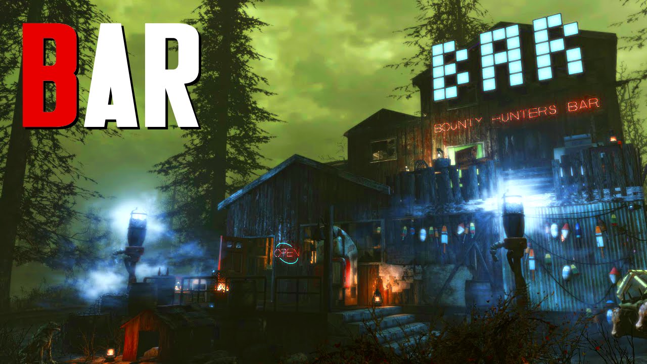 Fallout 4 Settlement Build: Bounty Hunter Bar