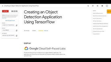[#Updated] Creating an Object Detection Application Using TensorFlow || #GCRF ||#qwiklabs || #GSP141