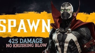 INSANE 425 Damage Combo with Spawn (NO KRUSHING BLOW) | MK11