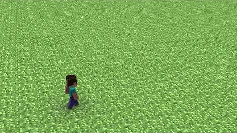 minecraft blender rig walk test animation