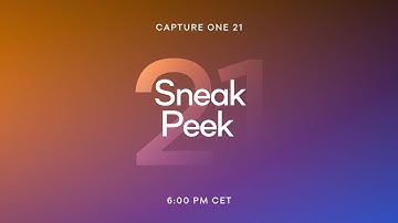 Capture One Quick Live  | Sneak Peek!