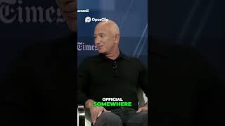Jeff Bezos shares his doubts about owning The Washington Post. 📰  #Shorts