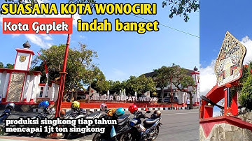 SUASANA KOTA WONOGIRI | KONDISI TERKINI KOTA GAPLEK YANG INDAH DAN BERSIH