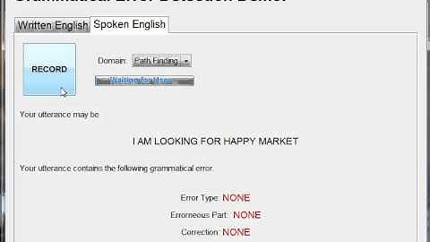 POSTECH ISOFT 2011 PESSA-G TEAM: Grammatical Error Detection System for Spoken Learner English