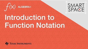 Intro to Function Notation: Algebra I Video Lesson