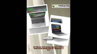 HP ZBook 14 Ex lease Laptop i7-8565U 16GB RAM 256GB SSD 14" Windows 11 Pro