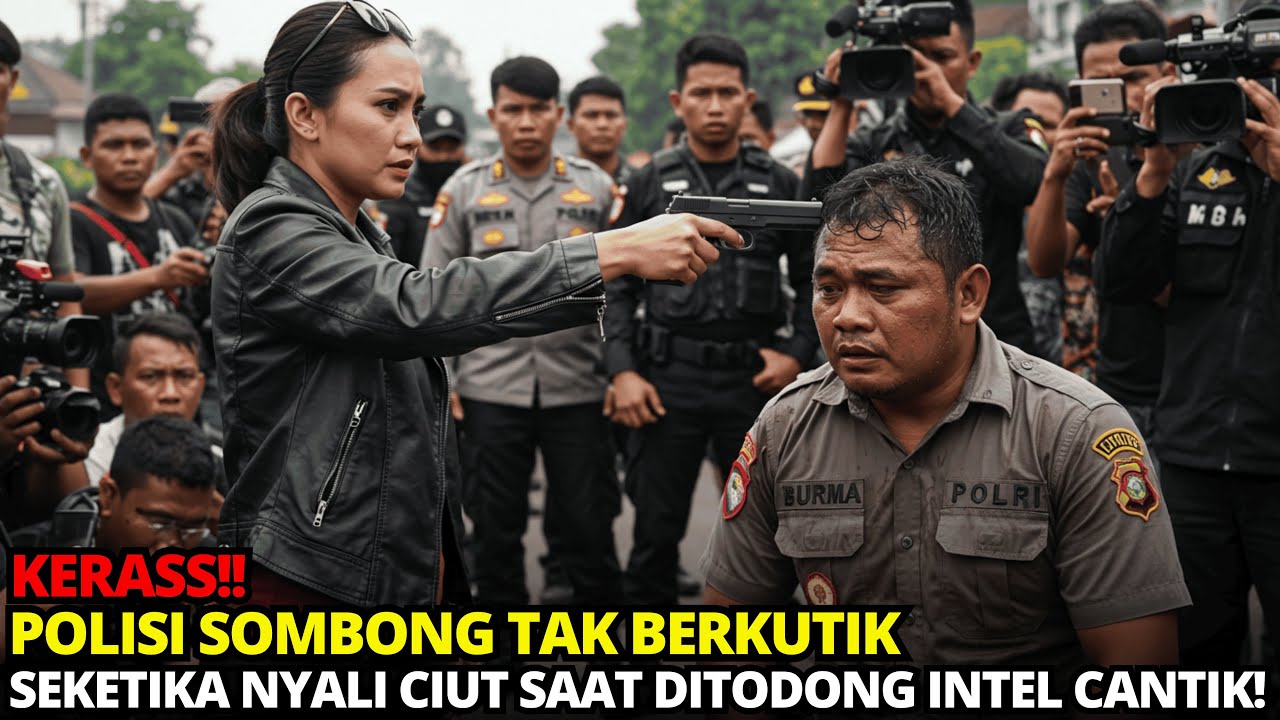 BRUTAL‼️ POLISI ANGKUH CUMA BISA NANGIS SAAT DITODONG PISTOL OLEH INTEL CANTIK!