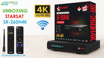StarSat SR-260H4K Unboxing & Full Features | 4K Satellite Receiver with Wi-Fi