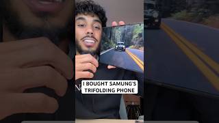 I BOUGHT SAMSUNG’S TRIFOLDING PHONE #galaxyztrifold #trif...