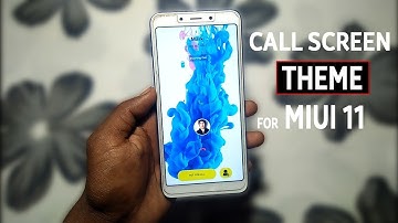 MIUI 11 Call Screen Change || How To Change Call Screen Theme in any Android mobile