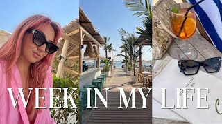 Week in my life in Dubai | VR Park Dubai Mall | Palm Beach Club | Dinner at Sushi Samba