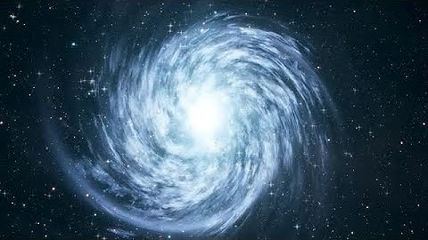 Rotating Spiral Galaxy With Stars Stock Motion Graphics