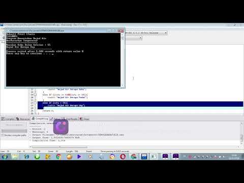 program C++ | UAS Pemograman | AIR | BERAT BADAN | UKURAN BAJU