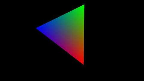How to convert images and audio to video with FFmpeg: 1 FPS rotating triangle demo