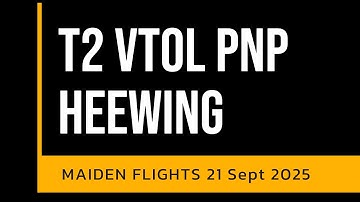 Heewing T2 VTOL pnp MAIDEN on FPV 21092025
