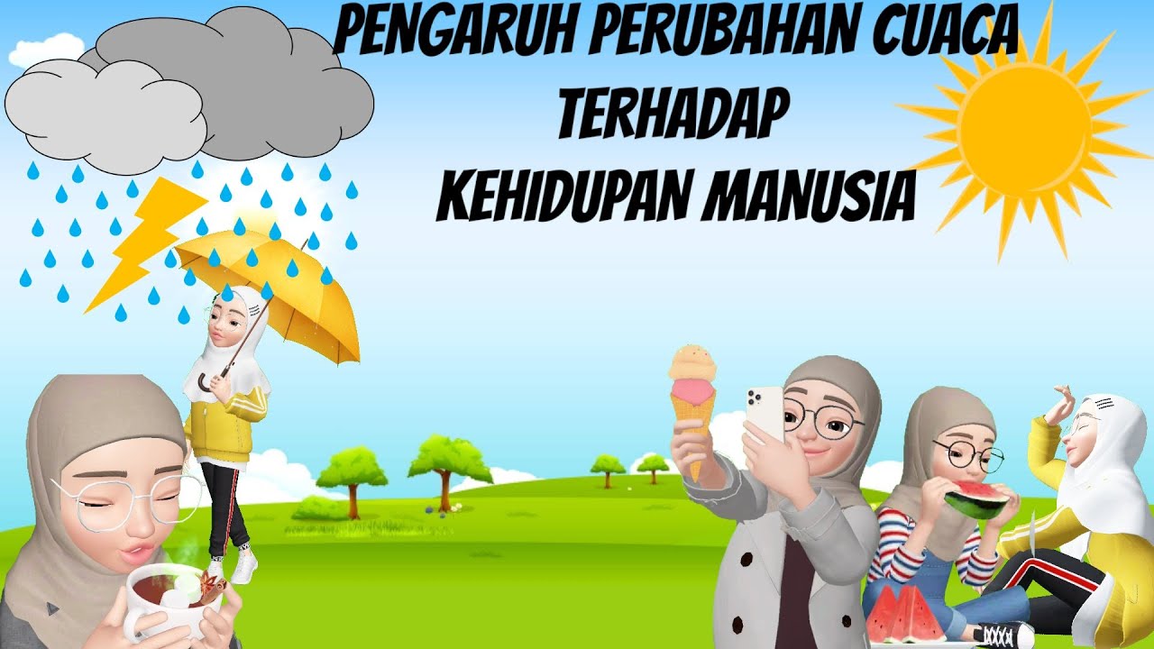 Pengaruh Perubahan Cuaca Bagi Kehidupan Manusia Kelas Sd Tema