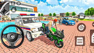 “Franklin’s Crazy Building Jump!🚀 Rooftop Bike Parking Challenge – Open World Game 2025” screenshot 4