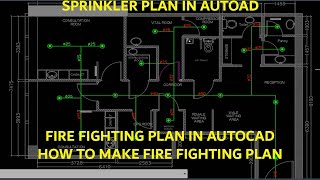 HOW TO MAKE FIRE FIGHTING PLAN IN AUTOCAD - FIRE FIGHTING LAYOUT IN AUTOCAD-DRAWINGS SOLUTION-1