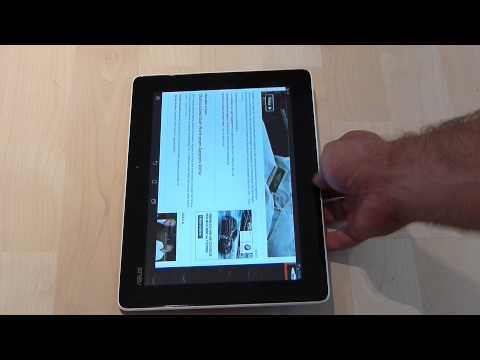 Asus Memo Pad FHD 10 Interface and Speed Demonstration