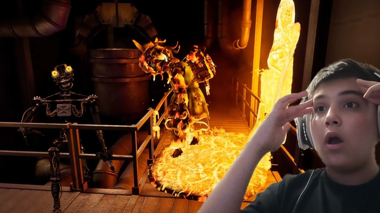 *ОН ВЫЖИЛ НЕ СМОТРЯ НА ЛАВУ!* ПРОХОЖДЕНИЕ ФНАФ СЕКРЕТЫ МИМИКА #5 