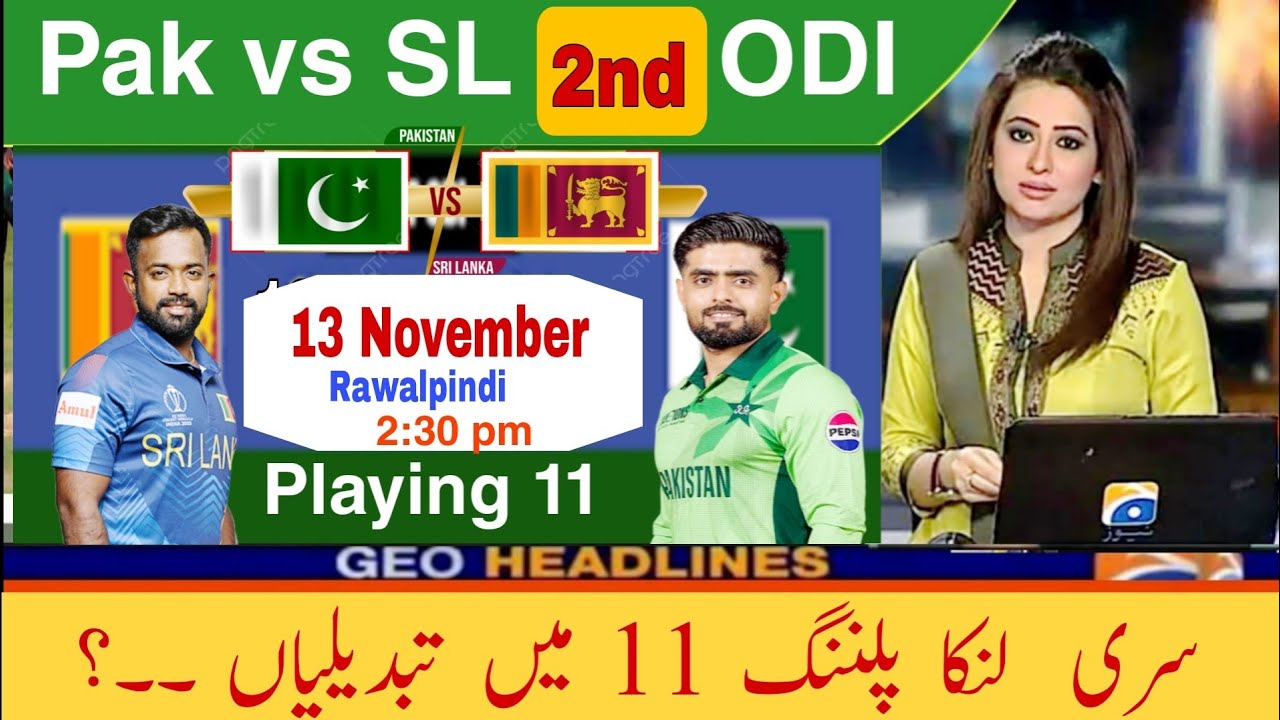 PAK vs SL 2nd ODI | Rawalpindi Pitch & Weather Conditions | Can Pakistan Win the Series? Preview 