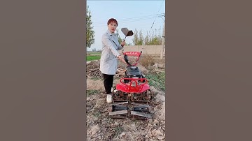 Modern agricultural machinery # Orchard greenhouse management rotary tillage machine