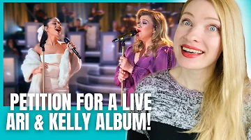 Vocal Coach/Musician Reacts: ARIANA GRANDE & KELLY CLARKSON ‘Santa Can’t You Hear Me’!