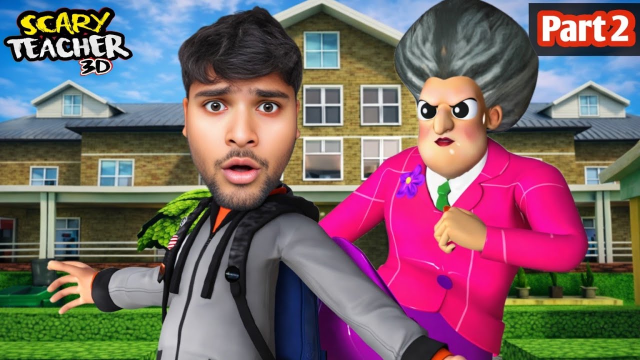 Scary Teacher 3D (Part 2) 😈 | Miss T Ko Diya Sabse Bada Shock | #scaryteacher3d 