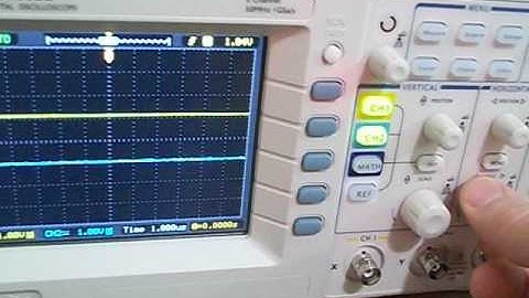 RIGOL 1052e fail to change time/div and volt/div