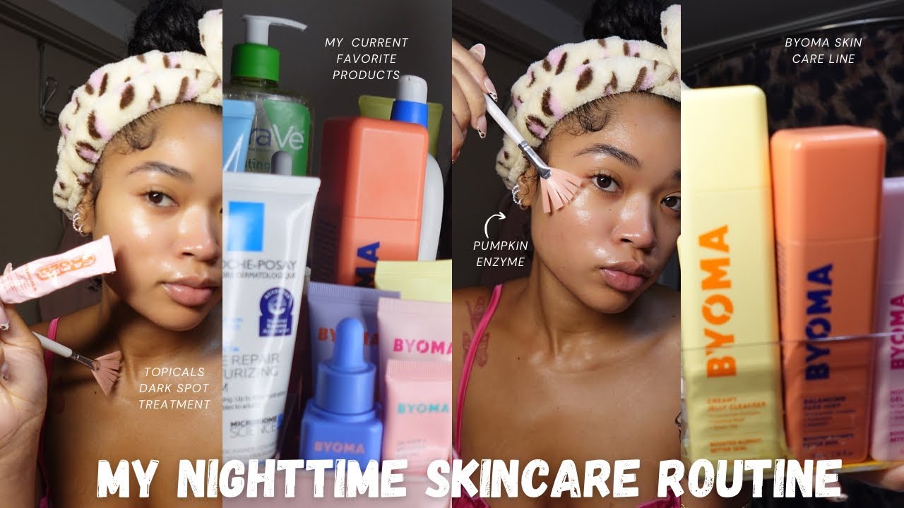 My Nighttime Skincare Routine for Hydrated, Glowing Skin, Glass Skin |Home Facial + Acne Prone Skin