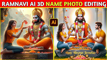 Ram Navami 3D Photo Editing for free || Create 3d image with Lord Rama || Bing image creator #bing