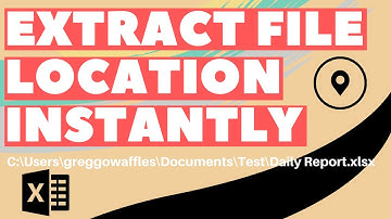 Get File Path Instantly (with Quick Access Toolbar) | Excel Tip