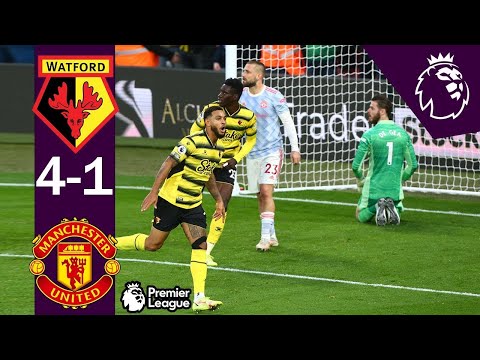 ملخص مباراة مانشستر يونايتد وواتفورد 4 1 خسارة اليونايتد اليوم المان يونايتد