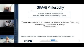 ETP4HPC Webinar -  Introduction to SRA 6 / System Architecture - 10/01/2025