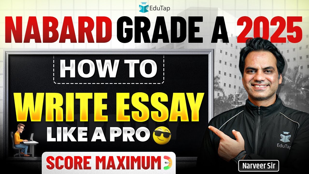 How To Write Essay in NABARD Grade A Descriptive English 2025?