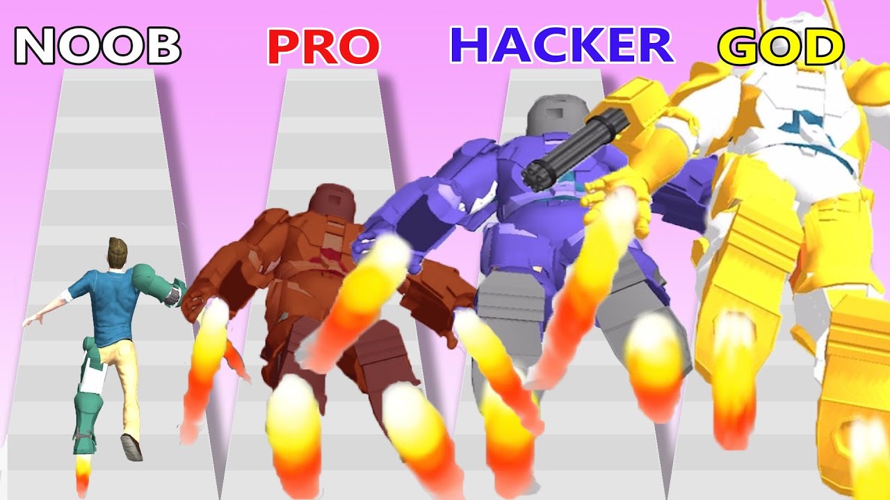 NOOB vs PRO vs HACKER vs GOD in Full Metal 3D- Perfect LEVEL in Full Metal 3D- Gameplay Android, Ios