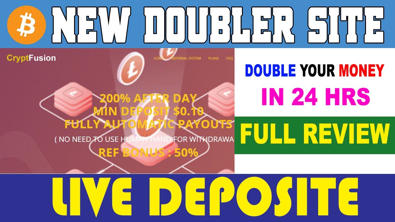New Bitcoin Doubler Site 2020 | Double Your Money in 24 Hrs ...